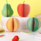 Creative fruit shape note paper apple note paper portable note book convenient N times paste memo sign wholesale gift