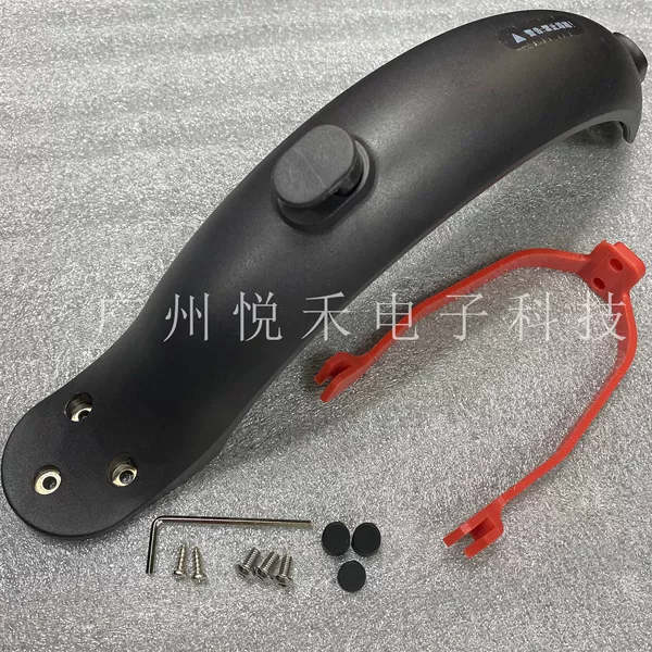 Black fenders, tubing