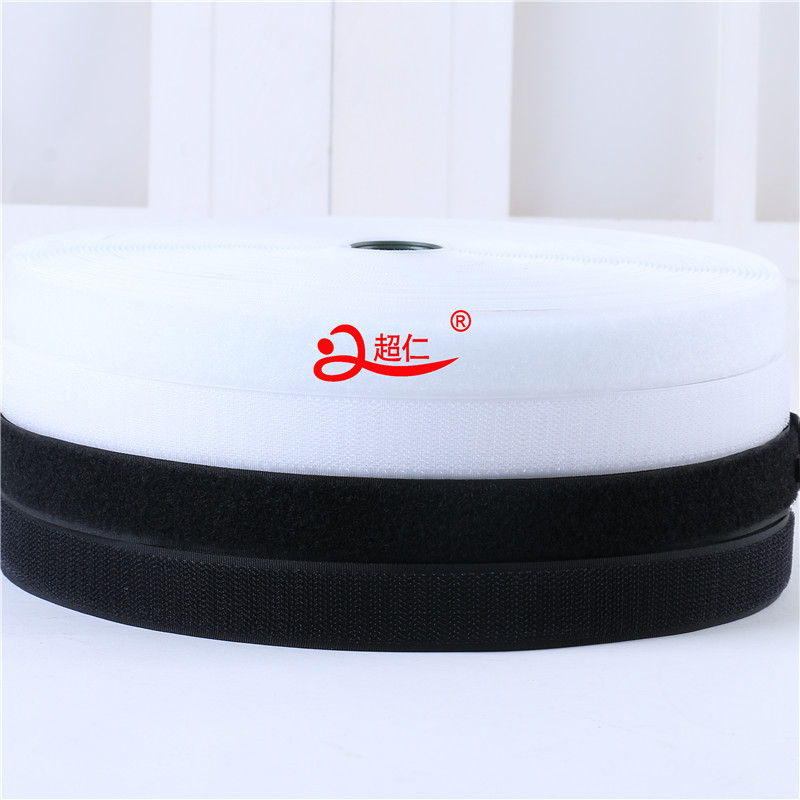 High Quality Full Nylon Velcro Black and White Spot World One Hook Gods Hook Bound Hair Buckle Felt Sticker Letter Sticker