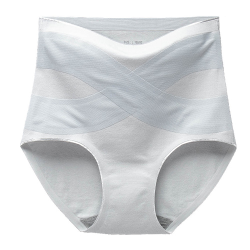 Graphene High Waist Belly Controlling Butt Lifting Underwear Women's Large Size Pure Cotton Antibacterial Crotch Seamless Sports Sexy Large Size Wholesale