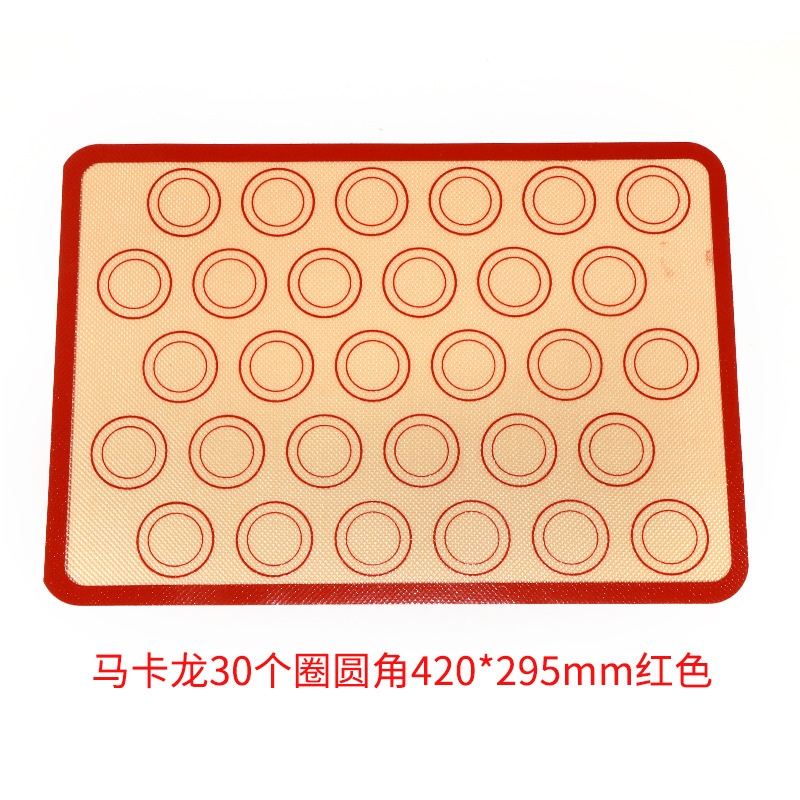 Estera de silicona para hornear combinación traje estera de silicona para hornear resistente a la temperatura macaron estera para hornear estera del horno estera para hornear transfronteriza