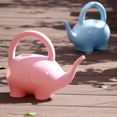 Preschool children's water play watering can colorful flower watering can with spray nozzle, cartoon elephant cute water spray can 1L wholesale