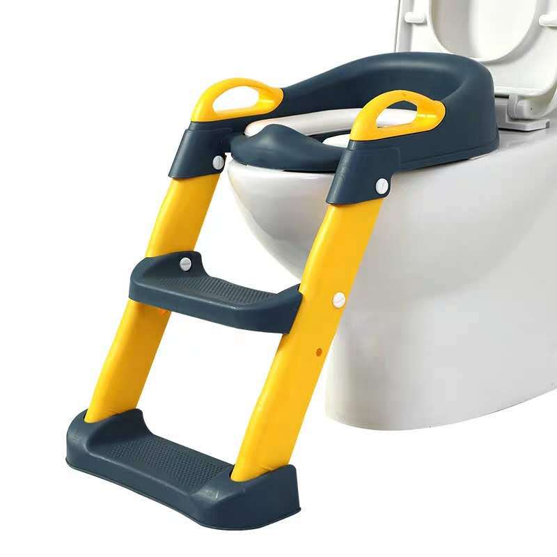 Fábrica directa de inodoro infantil escalera ajustable plegable inodoro infantil escalera auxiliar anillo de inodoro para hombres y mujeres, como