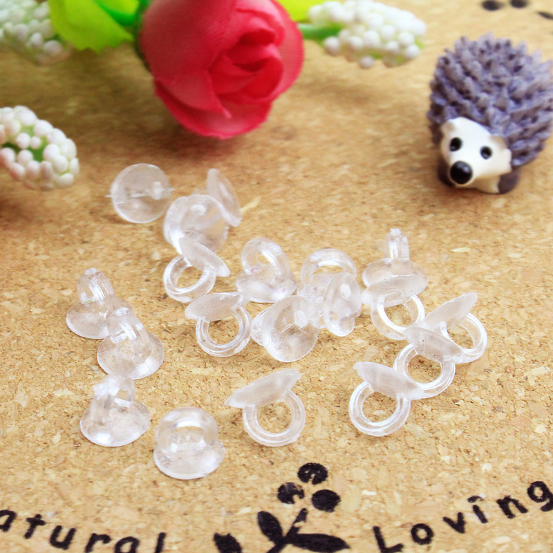 DIY Jewelry Accessories Plastic Base Kidsren's Necklace Holder Beaded Buckle Sticky Accessories Material Cute