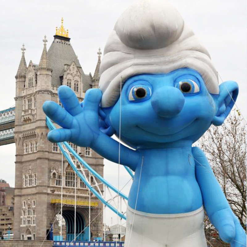 充气卡通气模 大型吉祥物商场开业广告美陈发光充气人偶气模制作
