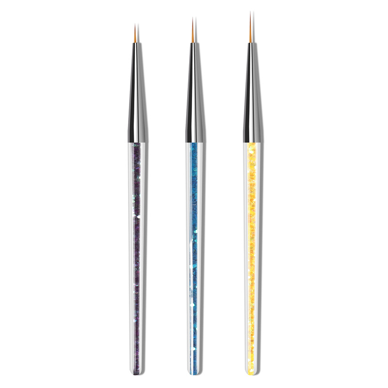 Pluma de dibujo de lentejuelas de 3 piezas