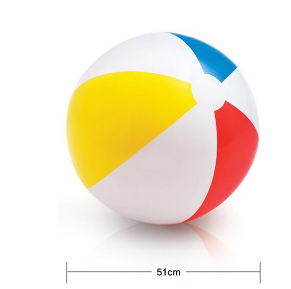 59020 Pelota de playa de cuatro colores (51cm)