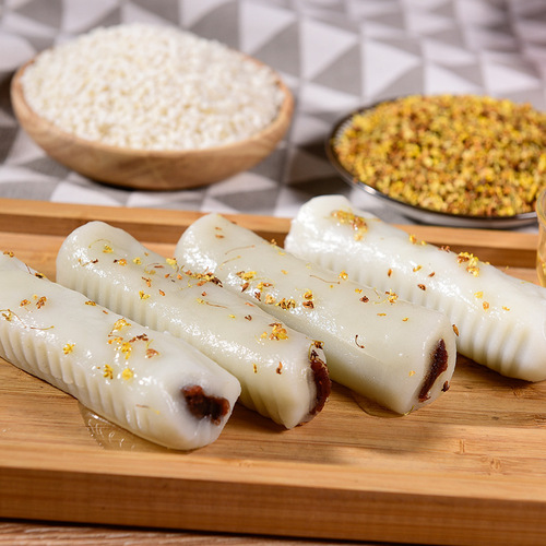 Lao Shanghai Specialty Tiao Tou Gao 300g, Mochi Red Bean Rice Cake Ready-to-Eat Snack, Direct Manufacturer Wholesale