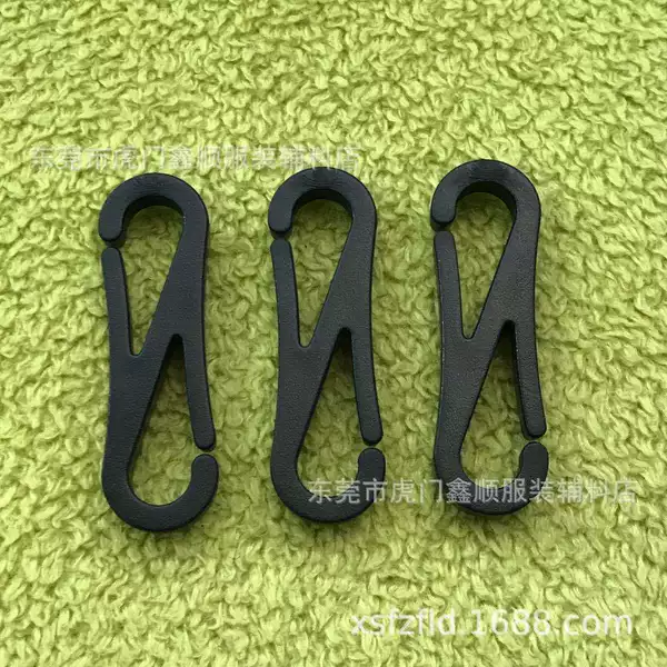 Ready Supply of Plastic S-shaped Small Hooks, Hat Windproof Rope Hooks, Plastic 8-shaped Hook Buckles, Double-ended Small Hook Buckles