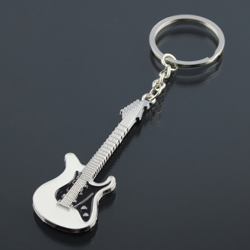 Wholesale Manufacturer of Guitar Keychain Accessories Creative Advertising Promotional Gift Event Gift Guitar Keychain