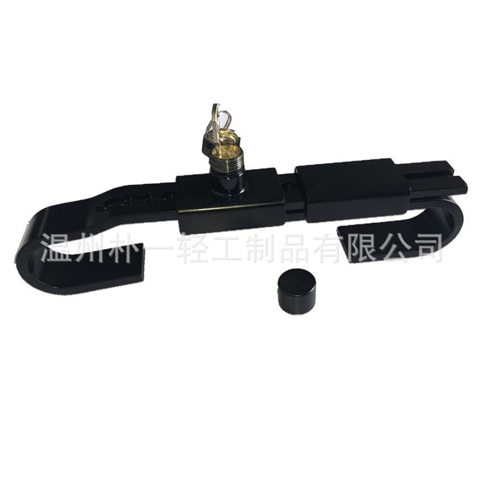 供应8mm黑色集装箱门闩封大铁封条钢板封集装箱门锁