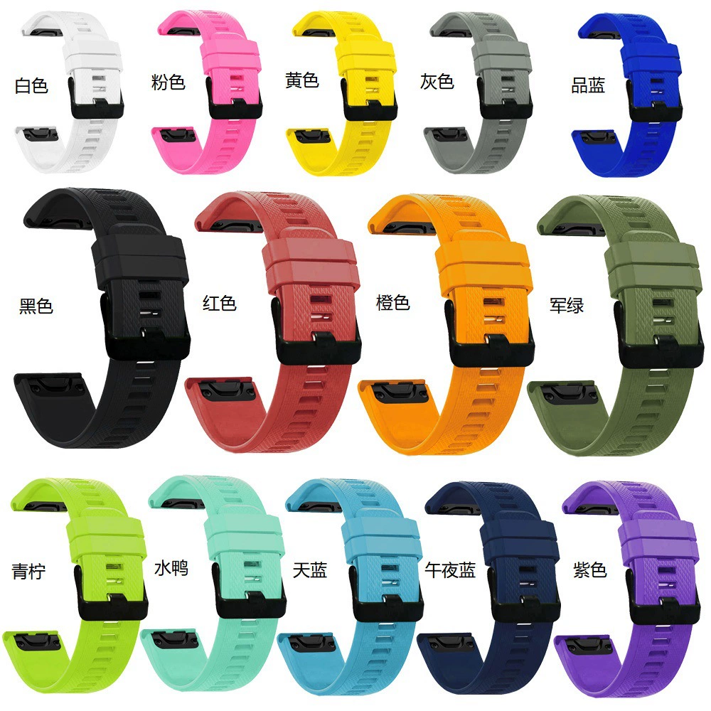 Suitable for Jiaming Fenix ​​5 Silicone Stand Tibetan Tibetan 945/935 Ribbon 22mm Factory spot wholesale
