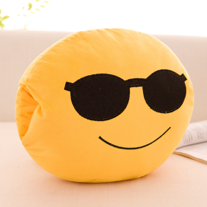 Invierno felpa juguete mano más cálido almohada tira de dibujos animados mano más cálido cojín empresa LOGO regalo fábrica al por mayor