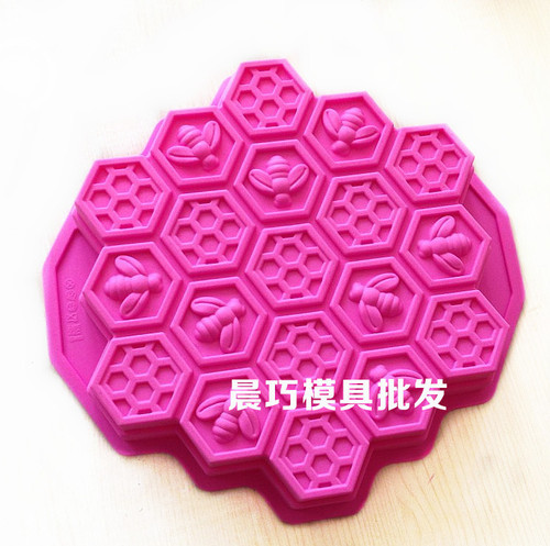 9 inch honeycomb mold large and small honeycomb silicone cake mold Honeycomb high temperature resistant