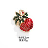 Brooch, Christmas badge for elderly, pin, 2020