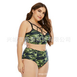 Раздельный купальник, 21 года, европейский стиль, большой размер