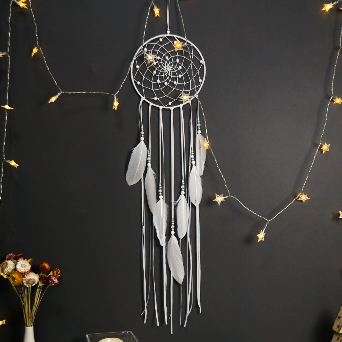 Полумесячная Хинсин дом decoration Dream Catcher Харадзюку оформление стенное подвесное фанера Dream Catcher Dream Network подвеска