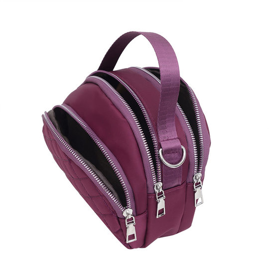 Embroidered Handbag Women's Casual Large Capacity Rhombic Shoulder Bag Women's Multifunctional Crossbody Bag Export Wholesale