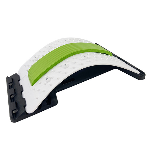 Waist massager, acupuncture magnet type lumbar traction device, three or four levels of waist stretching and soothing device, back stretcher