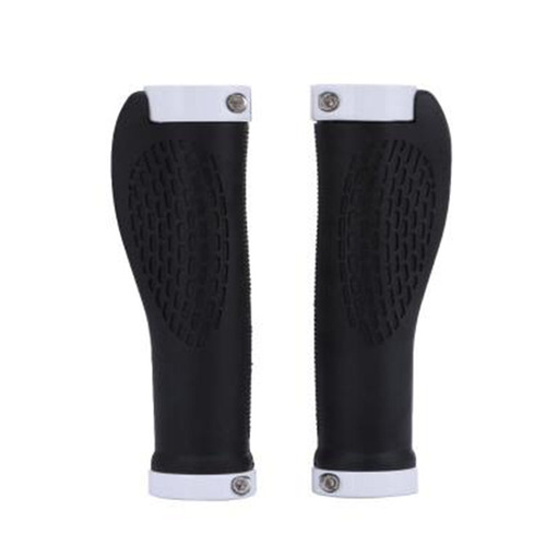 Bicycle handlebar cover mountain bike handlebar aluminum alloy double-sided locking handle cover dead-fly bicycle handlebar rubber cover side shape