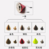 厂家供应 11X12mm尖头铆钉配一字螺丝  包包装饰五金配件