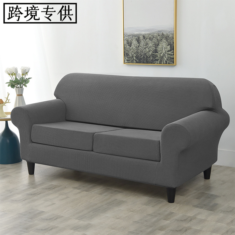 Cross-border Amazon Ebay stretch all-inclusive sofa cover cover towel dust cover corn grain flannel