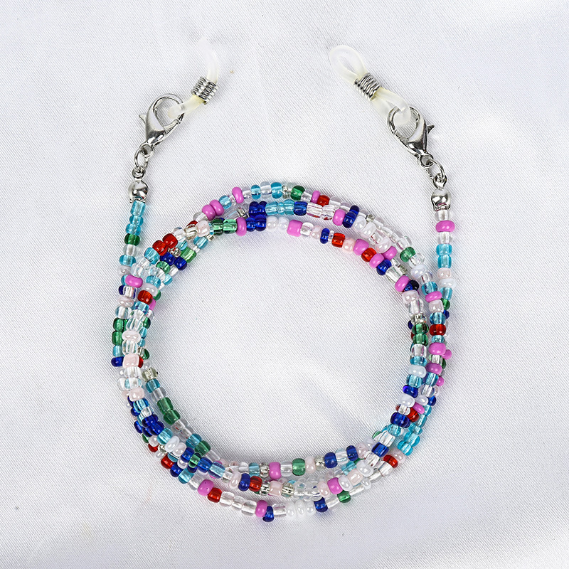 Caliente nuevo collar europeo y americano máscara colgante cadena gafas cadena antideslizante cadena gafas cordón máscara cuerda al por mayor en stock