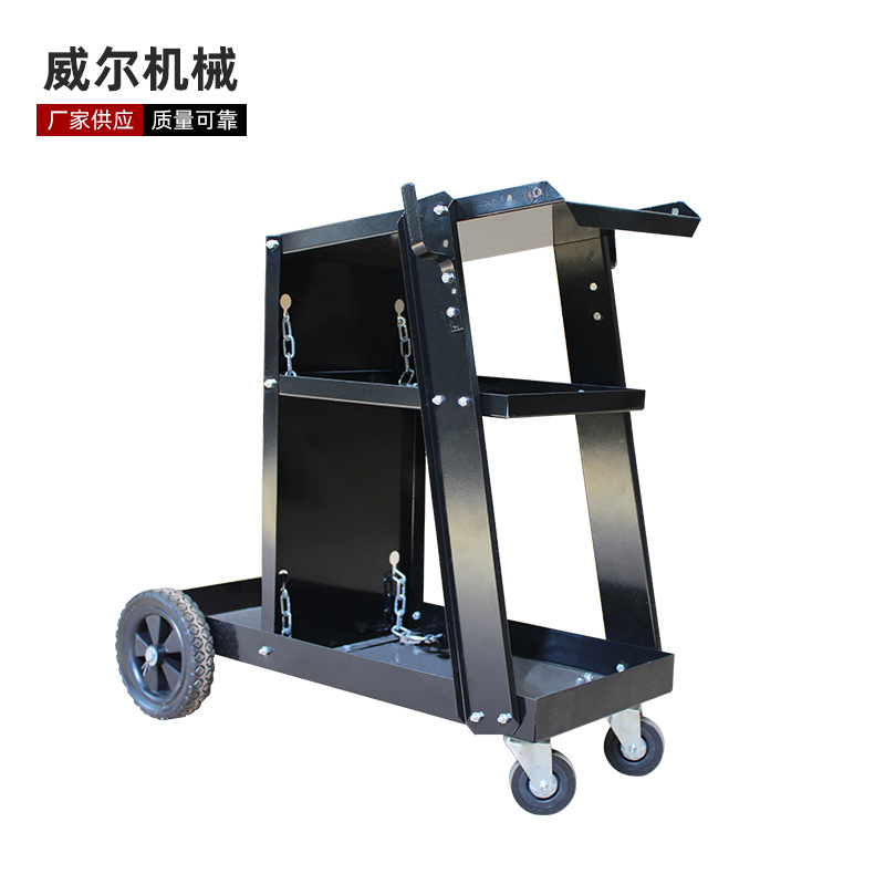 抽屉式焊机车带锁可移动电焊车 电焊机气瓶推车