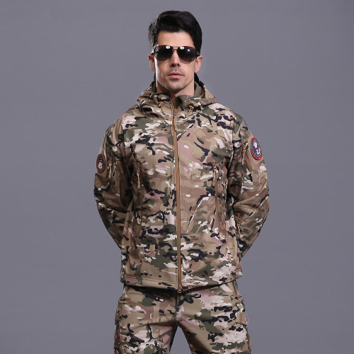 ESDY outdoor camouflage jacket work clothes wholesale soft shell camouflage clothing men's winter mountaineering clothing