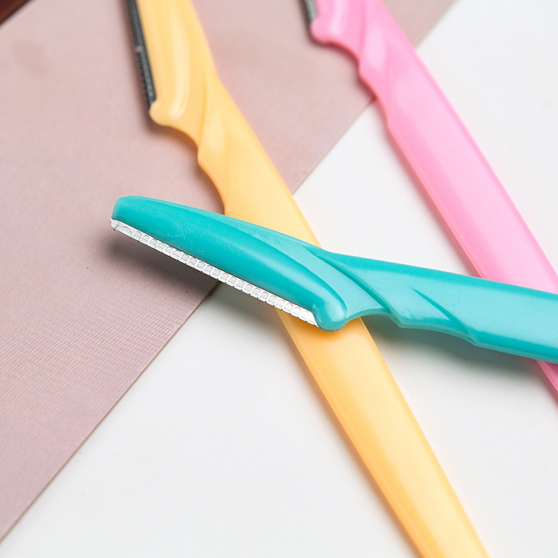 Stainless steel sharp eyebrow trimming knife makeup eyebrow shaving knife cross-border disposable eyebrow trimmer beauty makeup tool Stainless steel sharp eyebrow trimming knife makeup eyebrow shaving knife cross-border disposable eyebrow trimmer beauty makeup tool