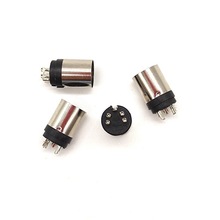 MINI DIN 4P母头 迷你铜壳镀镍 键盘鼠标 迷你DIN4P