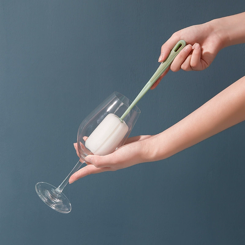  Hygienic bottle detergent with glass, sponge bottle brush