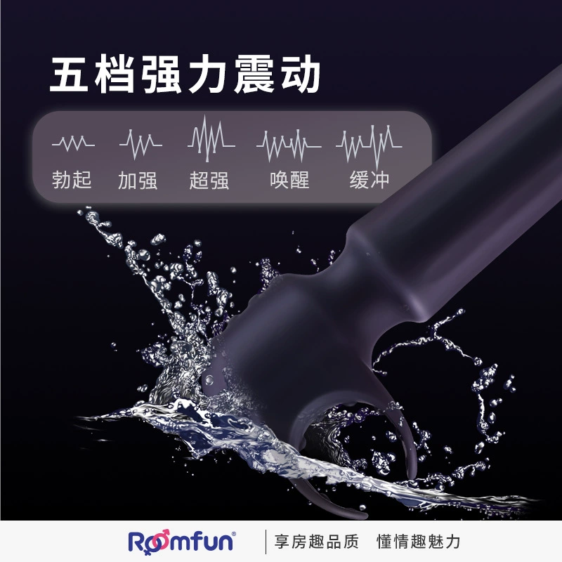 roomfun Wrench AV stick SM supplies male slave training male vibrator masturbation device electric swing silicone