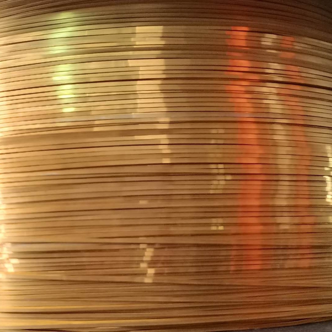 明强批发黄铜线1.5 1.6 1.7MM  镀锡镀镍镀银 调直压扁切断加工