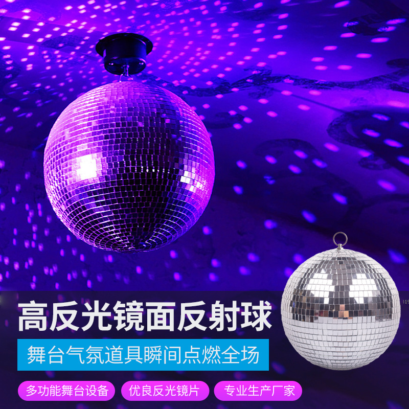 25CMdisco etapa salón de baile espejo bola de cristal reflexivo reflexión discoteca lugar diseño bar bola de la boda