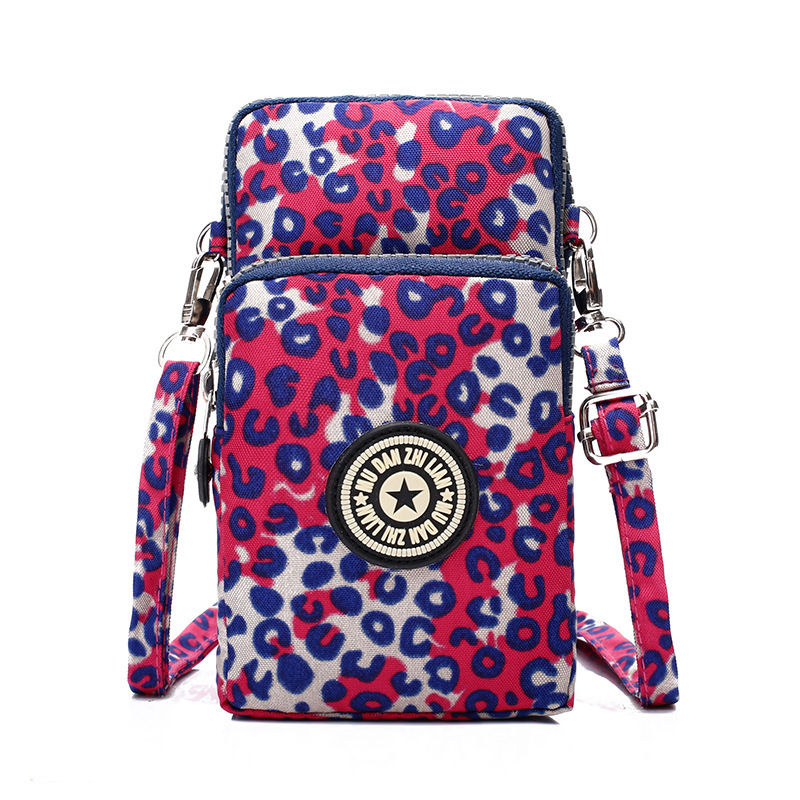 Nuevo bolso para teléfono móvil bolso de lona coreano monedero de nailon diagonal bolso para correr al aire libre bolso de brazo deportivo