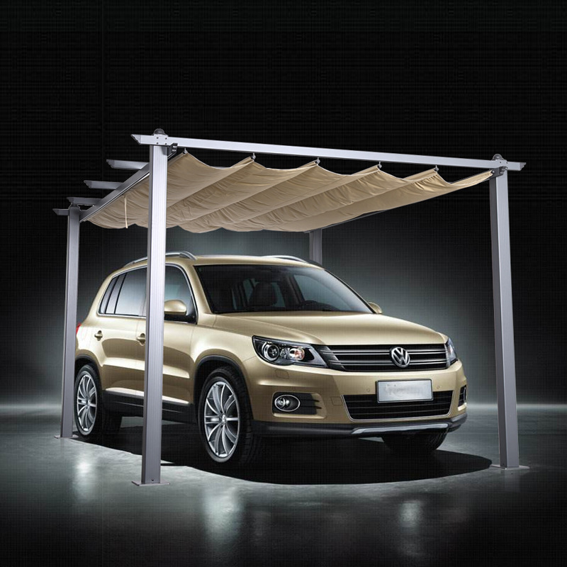 Outdoor Gazebo Pergola Garden Aluminum Alloy Courtyard Climbing Plant Aluminum Sunshade Outdoor Tent Rainproof