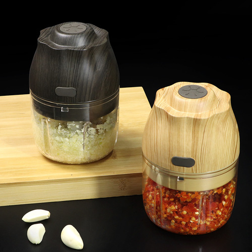 Cross-border mini multi-functional electric garlic mud machine, wireless garlic mud device, garlic press, meat grinder
