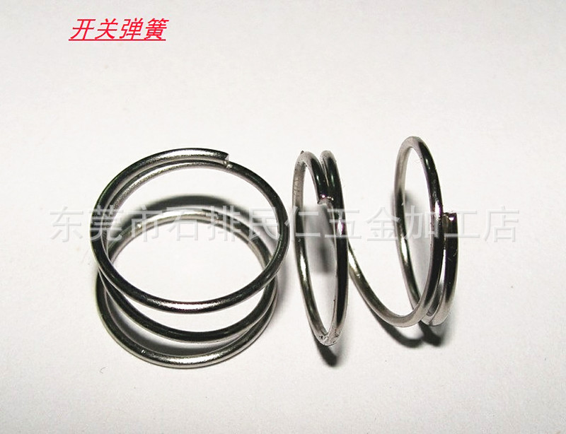厂家直销开关弹簧 按键弹簧 来图可加工压缩弹簧高弹力减震器