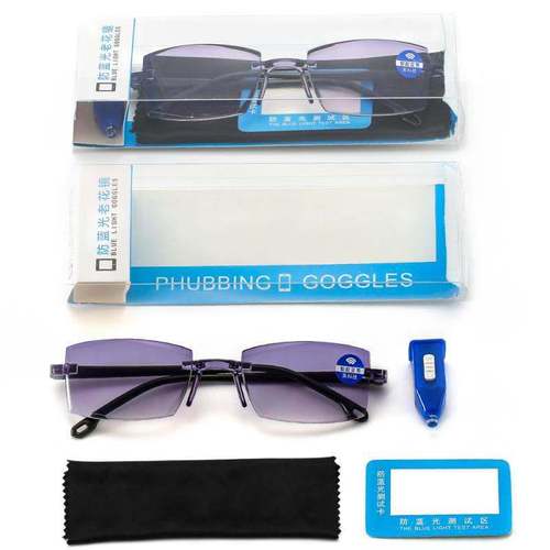 New Frameless Reading Glasses Diamond Cut Edge Fashion Reading Glasses Anti-Blue Light Reading Glasses Factory Direct Sales 803