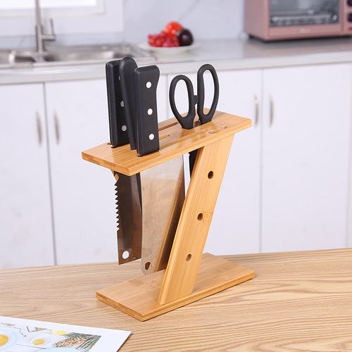 Kitchen knife holder knife holder kitchen knife storage rack kitchen supplies household creative multi-functional knife storage rack