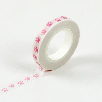 Декоративная лента Washi для скрепок, наклейки для планировщика, печатные дизайны, 4×0.7 см, ассортимент