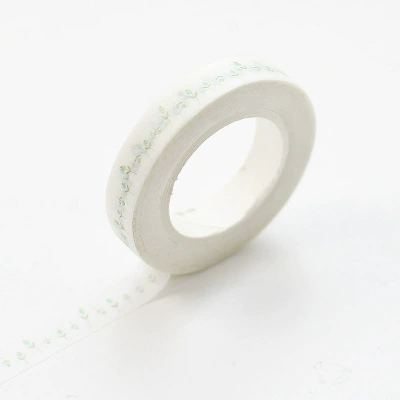 Декоративная лента Washi для скрепок, наклейки для планировщика, печатные дизайны, 4×0.7 см, ассортимент