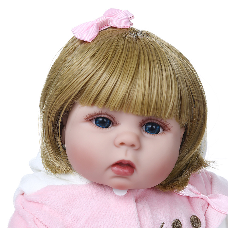 48cm cuerpo completo silicona renacido niño renacido bebé simulación muñeca lindo