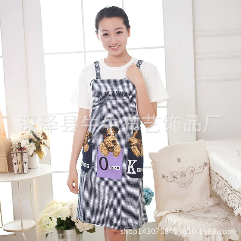 Apron, Korean suspenders sleevless, increased thickness, wholesale