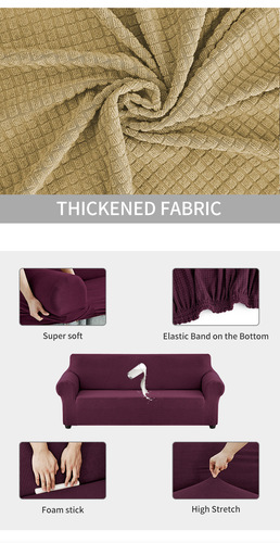 Amazon Cross-border Waterproof Sofa Cover Modern Minimalist Full Package Elastic Sofa Pad All-Season Universal Sofa Cover