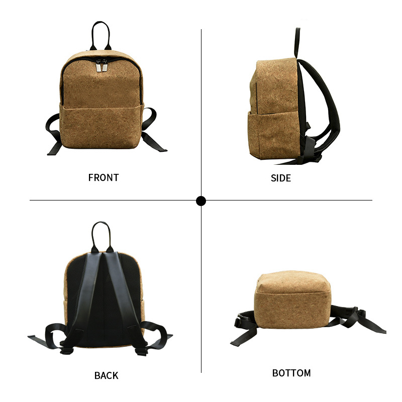 Mochila com estampa geométrica e casca de árvore, primavera de 2024, para estudantes, meninos e meninas_voghion.com