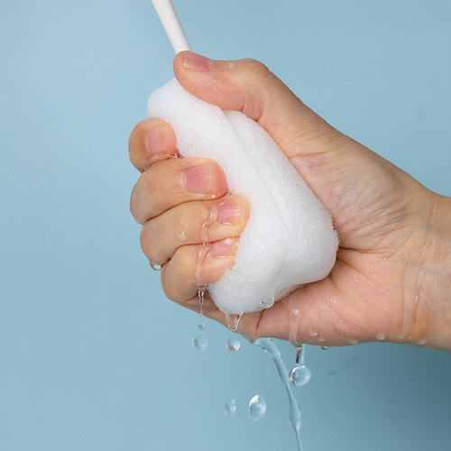 Sponge cup cleaning brush long handle thermos cup cleaning brush household water cup washing bottle brush no dead angle contrast brush