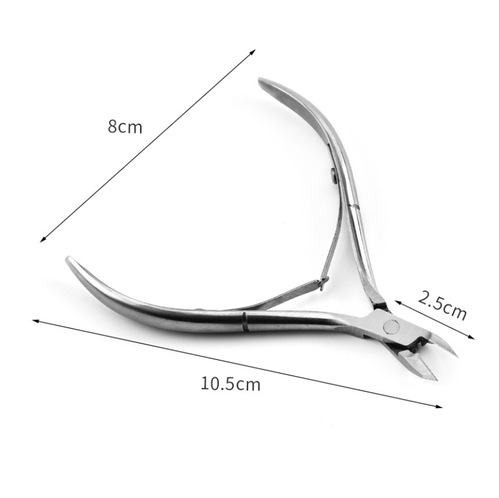 Stainless steel nail dead skin clip, easy-to-use gold-plated D501 nail file for rough edges, single-use nail repair tool, dead skin plier