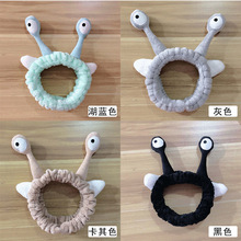 韩国ins网红新款创意蜗牛发带简约可爱搞怪发箍洗脸化妆发捆发饰